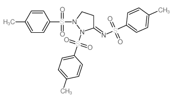 Benzenesulfonamide,N-[1,2-bis[(4-methylphenyl)sulfonyl]-3-pyrazolidinylidene]-4-methyl- picture