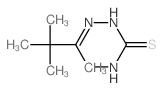 Hydrazinecarbothioamide,N-methyl-2-(1,2,2-trimethylpropylidene)-结构式