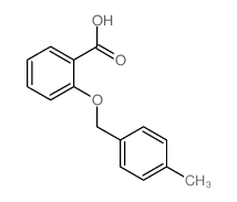 2-[(4-Methylbenzyl)oxy]benzoic acid Structure
