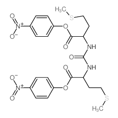 L-Methionine,N,N'-carbonylbis-, bis(4-nitrophenyl) ester (9CI) structure