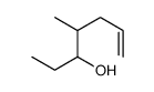 4-Methyl-6-hepten-3-ol structure