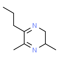 Pyrazine, 2,3-dihydro-2,6-dimethyl-5-propyl- (9CI) structure
