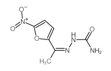 [(Z)-1-(5-nitrofuran-2-yl)ethylideneamino]urea结构式