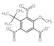2-methoxy-1,3,5-trinitro-4-tert-butyl-benzene Structure