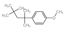 Benzene,1-methoxy-4-(1,1,3,3-tetramethylbutyl)- structure