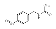 N-(4-arsenoso-benzyl)-acetamide结构式