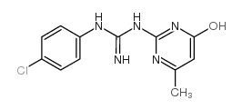 Guanidine,N-(4-chlorophenyl)-N'-(1,6-dihydro-4-methyl-6-oxo-2-pyrimidinyl)- Structure