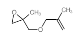 2-methyl-2-(2-methylprop-2-enoxymethyl)oxirane Structure