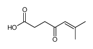 6-methyl-4-oxohept-5-enoic acid Structure