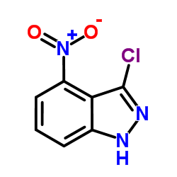 3-Chloro-4-nitro-1H-indazole structure