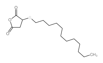 3-dodecylsulfanyloxolane-2,5-dione结构式