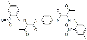 Butanamide,N,N'-1,4-phenylenebis[2-[(4-methyl-2-nitrophenyl) azo]-3-oxo] picture