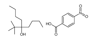 5-tert-butylnonan-5-ol,4-nitrobenzoic acid结构式