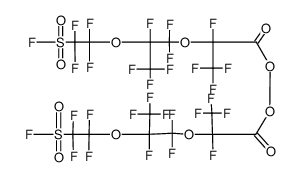 perfluoro{2-[2-(2-fluorosulfonylethoxy)propoxy]}propionyl peroxide Structure