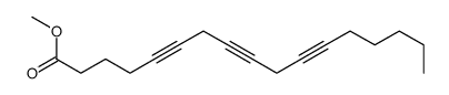 5,8,11-Heptadecatriynoic acid methyl ester结构式