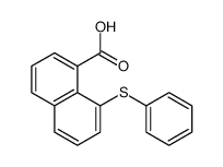 8-phenylsulfanylnaphthalene-1-carboxylic acid结构式