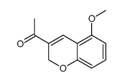 3-Acetyl-5-methoxy-2H-1-benzopyran结构式