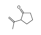 2-prop-1-en-2-ylcyclopentan-1-one结构式