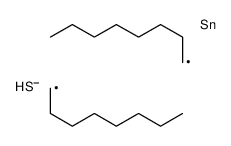 dioctyltin,sulfanide结构式