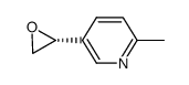 Pyridine, 2-methyl-5-(2R)-oxiranyl- (9CI) Structure