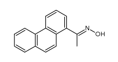 1-[1]phenanthryl-ethanone oxime结构式
