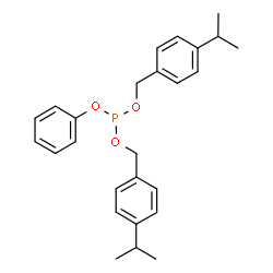 Phosphorous acid di(4-isopropylbenzyl)phenyl ester结构式