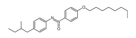 [4-(2-methylbutyl)phenyl]imino-(4-octoxyphenyl)-oxidoazanium结构式