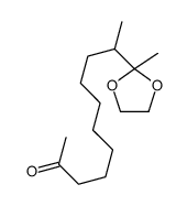 10-(2-methyl-1,3-dioxolan-2-yl)undecan-2-one Structure