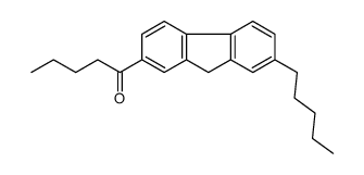 1-(7-pentyl-9H-fluoren-2-yl)pentan-1-one Structure