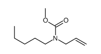 methyl N-pentyl-N-prop-2-enylcarbamate结构式