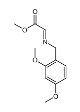 methyl 2-[(2,4-dimethoxyphenyl)methylimino]acetate Structure