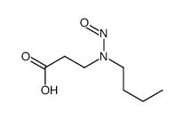N-BUTYL-N-(2-CARBOXYETHYL)NITROSAMINE structure
