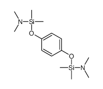 N-[[4-[dimethylamino(dimethyl)silyl]oxyphenoxy]-dimethylsilyl]-N-methylmethanamine结构式