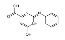 6-anilino-4-oxo-1H-1,3,5-triazine-2-carboxylic acid结构式