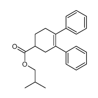 2-methylpropyl 3,4-diphenylcyclohex-3-ene-1-carboxylate结构式