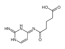 5-[(2-aminopyrimidin-4-yl)amino]-5-oxopentanoic acid Structure