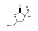 3-ethenyl-5-ethyl-3-methyloxolan-2-one结构式