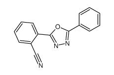 2-(5-phenyl-1,3,4-oxadiazol-2-yl)benzonitrile结构式