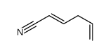 hexa-2,5-dienenitrile Structure