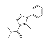 5,N,N-Trimethyl-1-phenyl-1H-1,2,3-triazole-4-carboxamide structure