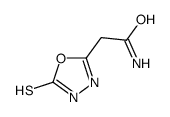 2-(2-sulfanylidene-3H-1,3,4-oxadiazol-5-yl)acetamide Structure