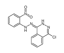 4-Chloro-1(2H)-phthalazinone 2-nitrophenyl hydrazone结构式