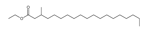 ethyl 3-methylnonadecanoate Structure