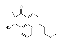 1-hydroxy-2,2-dimethyl-1-phenylundec-4-en-3-one结构式