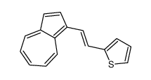 2-(2-azulen-1-ylethenyl)thiophene结构式