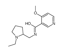 N-[(1-ethylpyrrolidin-2-yl)methyl]-4-methoxypyridine-3-carboxamide Structure