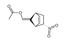5-nitro-7-acetoxymethylenebicyclo[2.2.1]hept-2-ene结构式