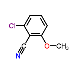 2-Chloro-6-methoxybenzonitrile Structure