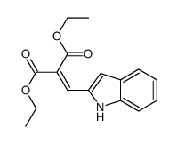 diethyl 2-(1H-indol-2-ylmethylidene)propanedioate结构式