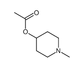 (1-methylpiperidin-4-yl) acetate结构式